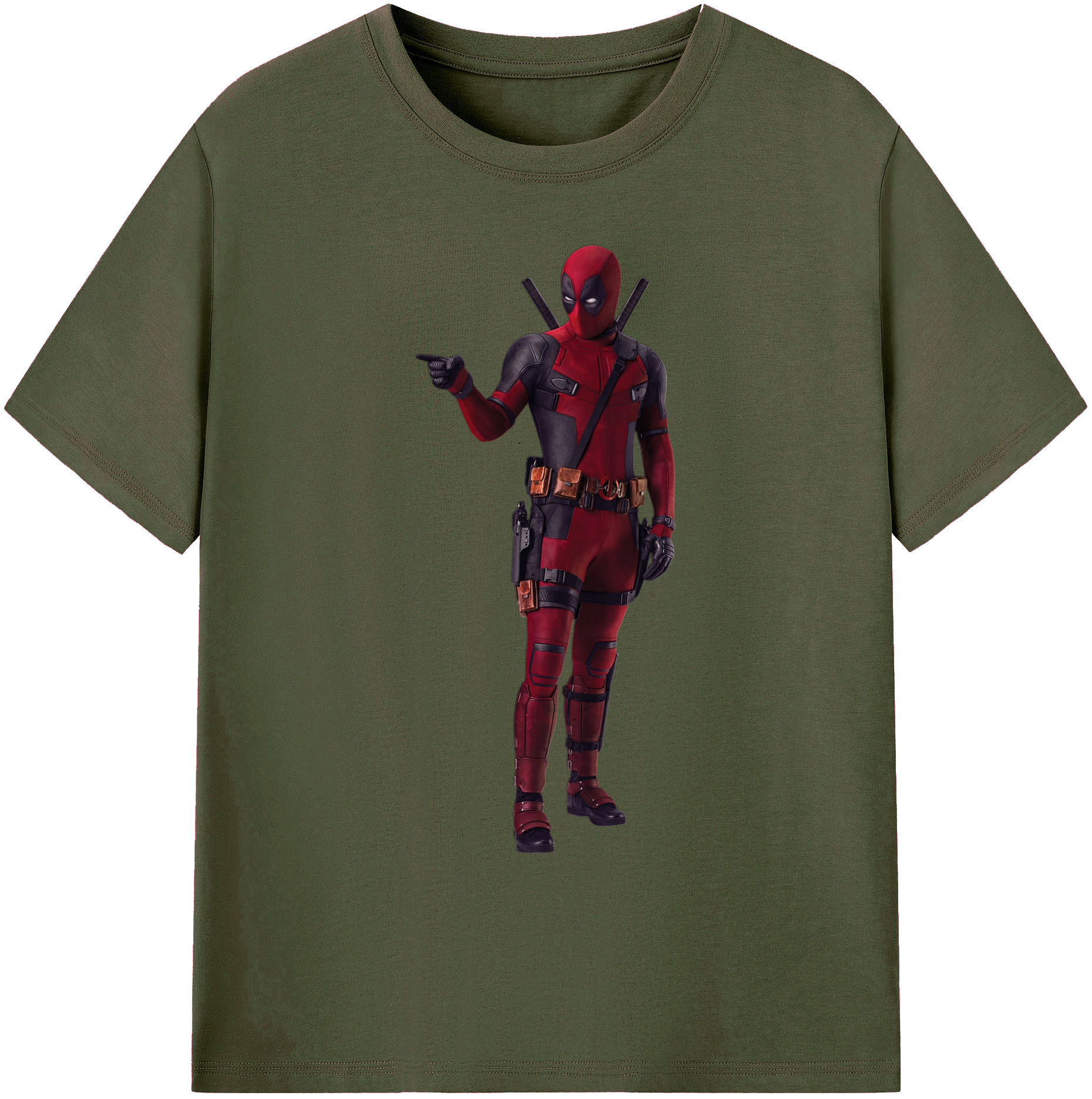 （画像用） Deadpool デッドプール 綿100％ メンズ半袖Tシャツ｜肌触りやわらか＆通気性